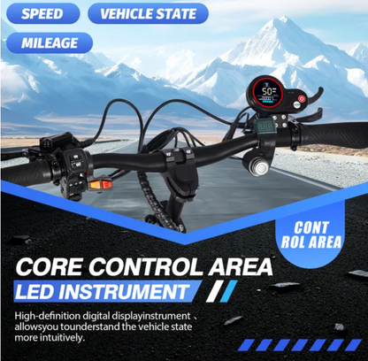 WHOSU Electric Scooter Adults, 6000W Dual Motor Up to 50 mph, 62 Miles Range, 4 Braking System, 11'Off-Road Folding E-Scooter for Adults, Portable E-Scooter