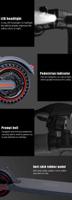 Adult Electric Scooter Folding Electric Scooter Tires 8.5 inch Speed 35KM/H 350W 36V10.4AH J-03 motorized scooter