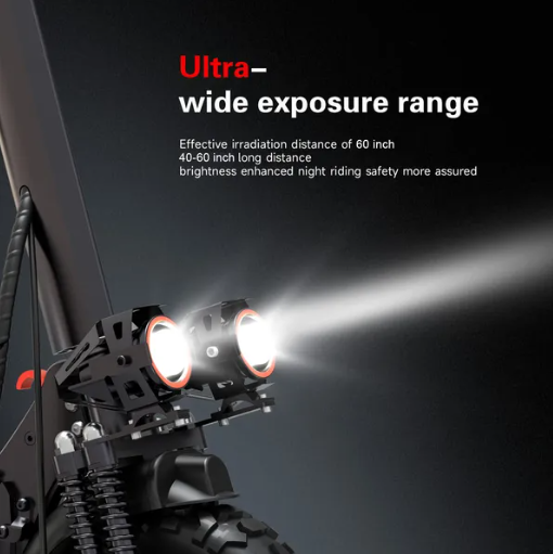 WHOSU 1200W High-Power Electric Scooter with Seat - 34 MPH Max Speed, 33 Mile Range, 11" Off-Road Tires, 4 Brake System, Fast E-Scooter for Adults