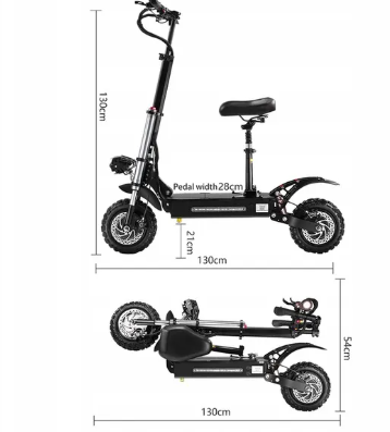 Adult Electric Scooter 3000W*2 60V 38ah 85km/h 100km High Power Electric Scooter